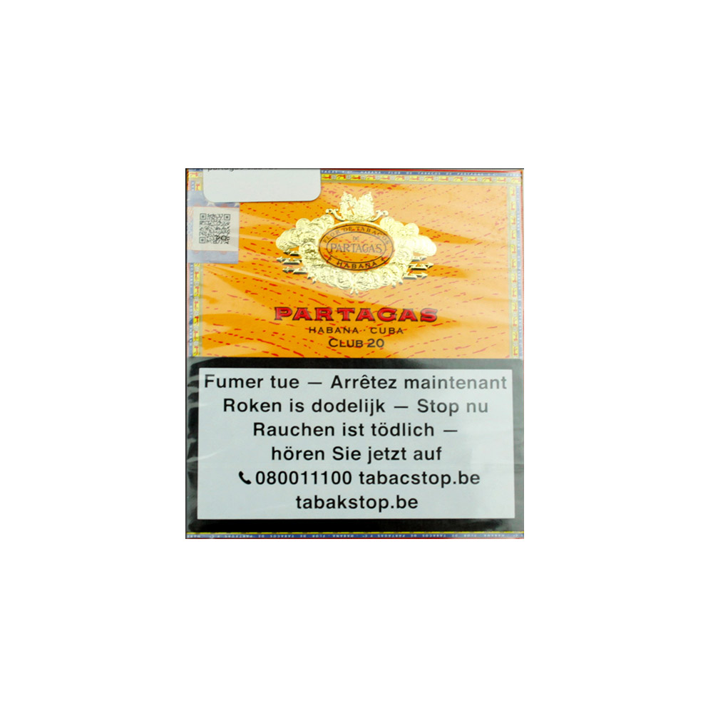 Partagas Club Cigarillos - Pack of 20