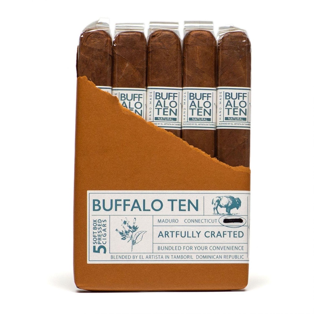 Artista Buffalo Ten Toro Box Pressed Natural - Box of 40