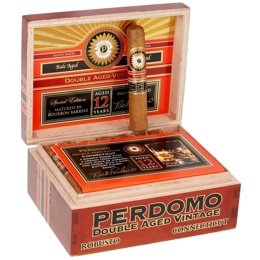 Perdomo Double Aged Vintage 12 Years Robusto - Box of 24