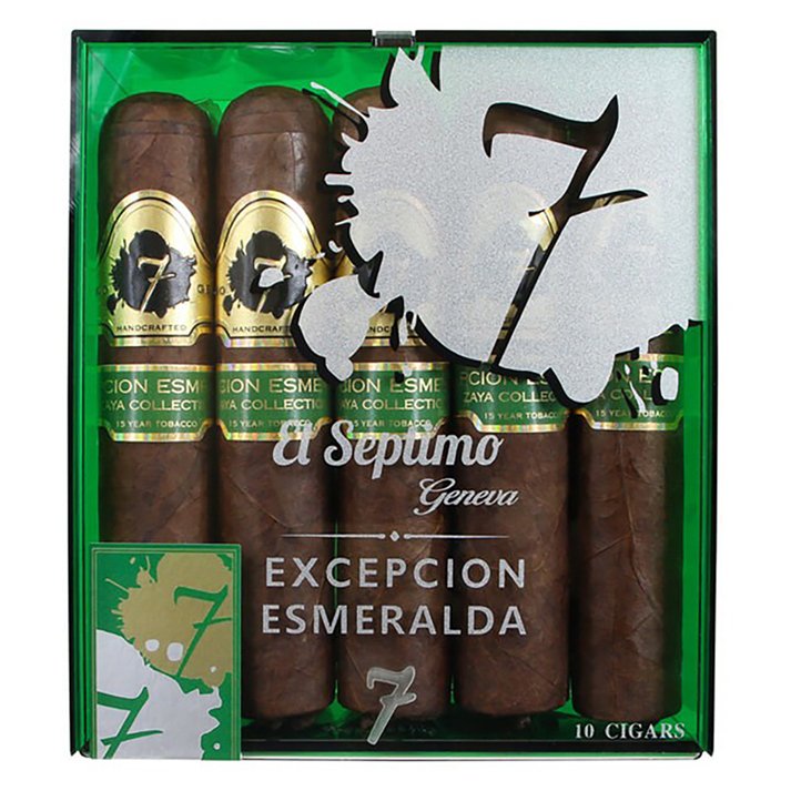El Septimo Diamond Excepcion Esmeralda - Box of  10