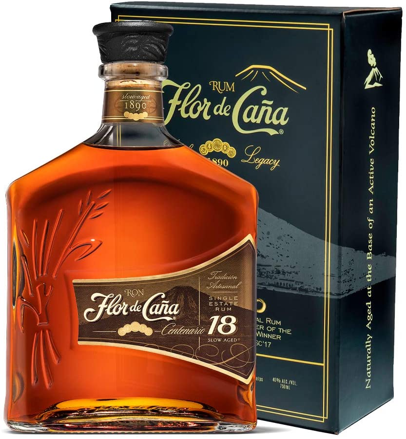 Rum - Flor de Caña 18 Years - Bottle of 70cl