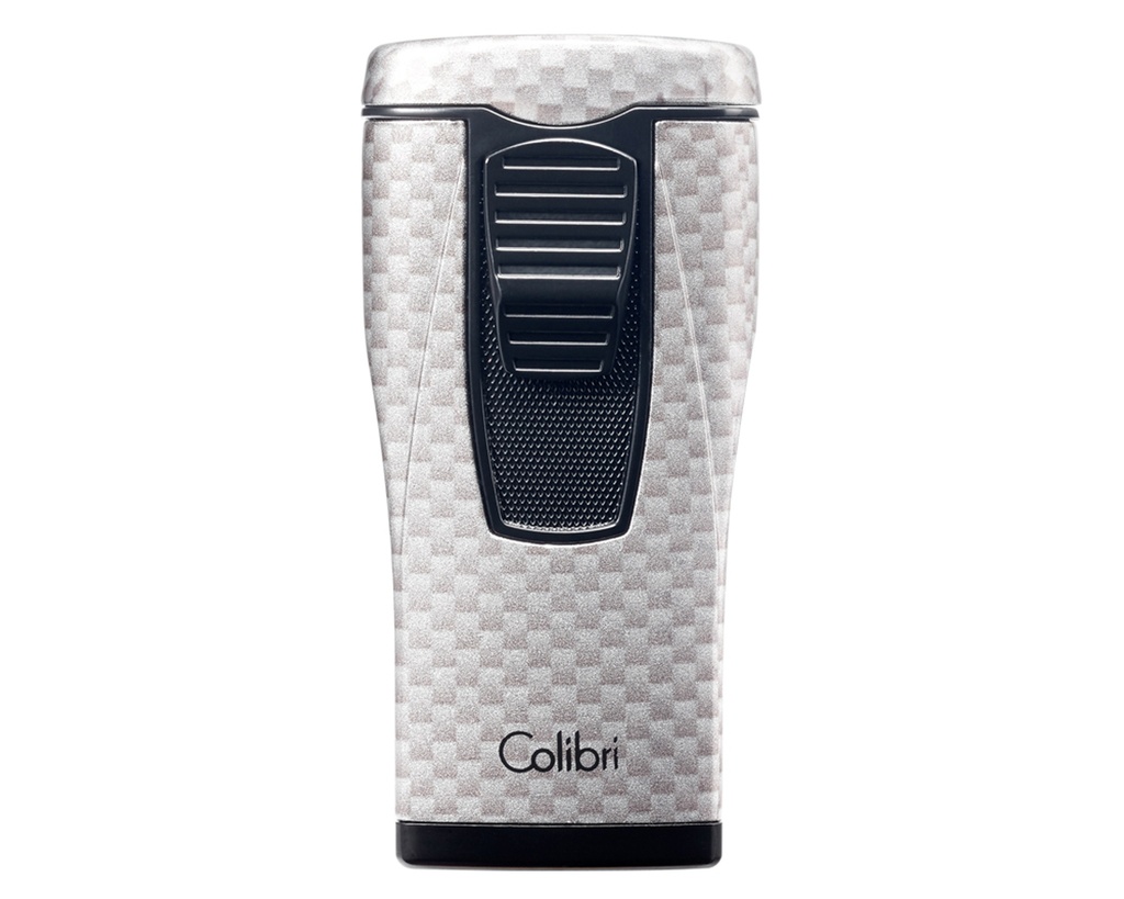 Lighter - Colibri Monaco Carbon Silver 3 Jet Flame - LI880T11