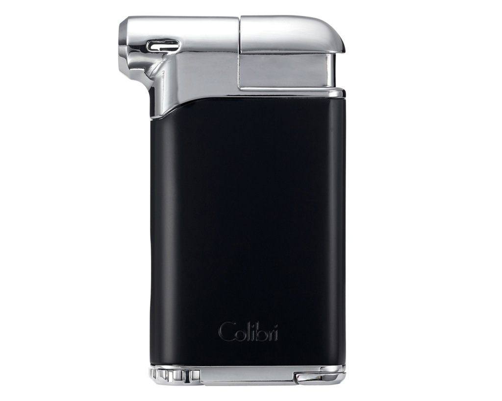 Pipe Lighter - Colibri Pacific Black/Chrome 1 Soft Flame - LI400C5