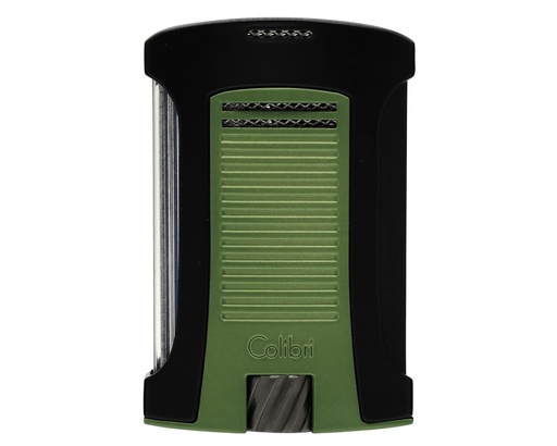 Lighter - Colibri Daytona Black/Green - LI770T14