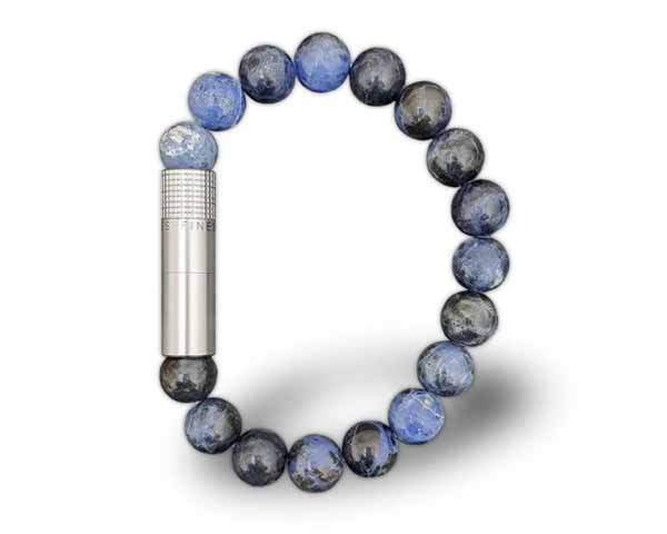 Cigar Cutter - Les Fines Lames Bracelet Solo Brass Sodalite Small - BP1026S