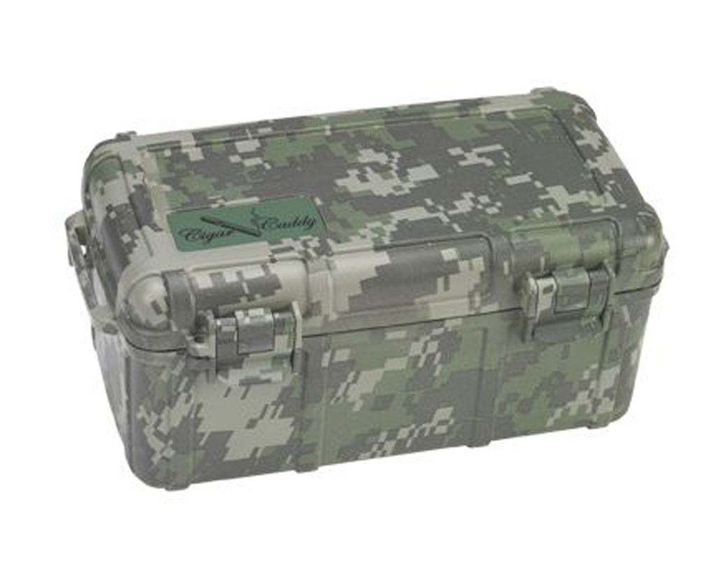 Humidor - Cigar Caddy Travel Forest Camo 15 Cigars - HUMCC15FC