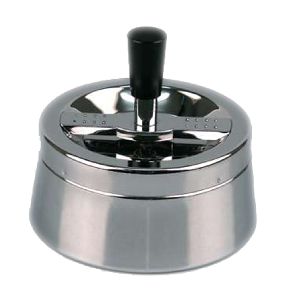 Ashtray - Erhard Futur Turning Lid Chrome - 535804