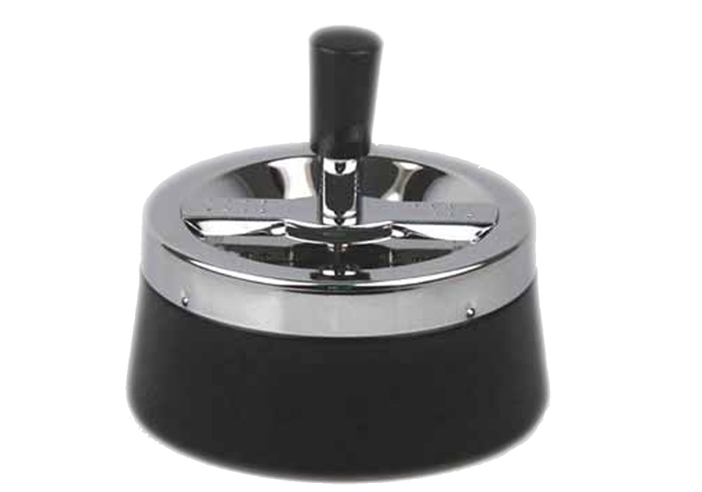 Ashtray - Erhard Futur Turning Lid Black - 535801