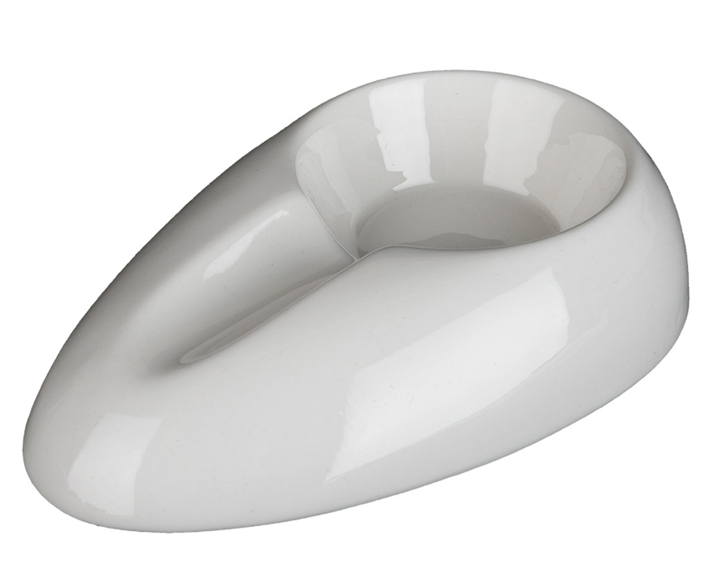 Ashtray - Formula Ceramic White 1 Cigar - 49353B