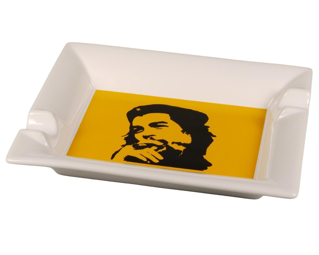 Ashtray - CHE White/Yellow 2 Cigars - 513286