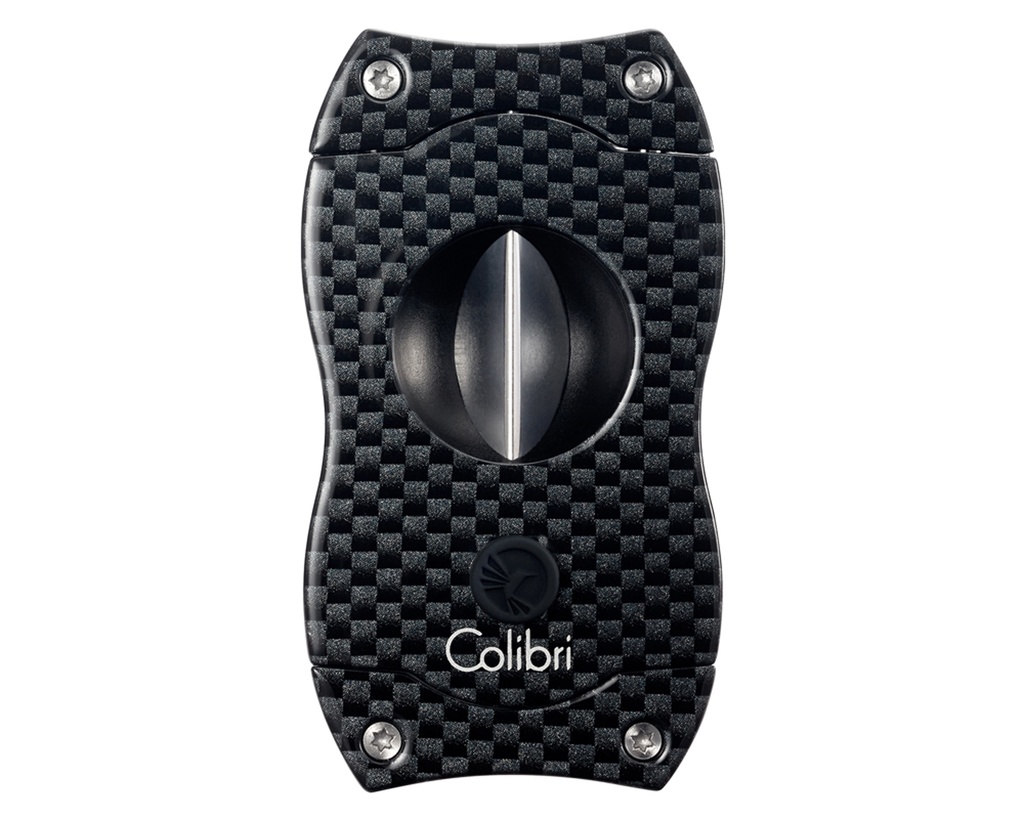 Cigar Cutter - Colibri V-Cut Carbon Fiber Black - CU300T20