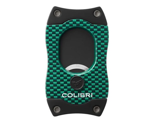 Cigar Cutter -Colibri S-Cut Green Carbon - CU500T34