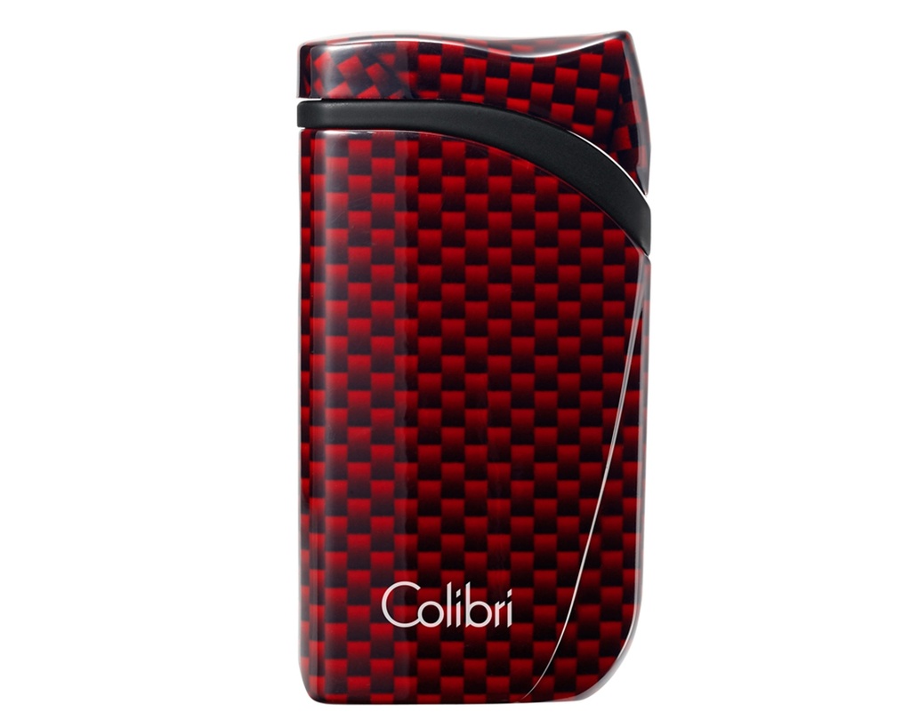 Lighter - Colibri Falcon Carbon Red - LI310T7