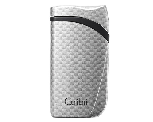 Lighter - Colibri Falcon Carbon Silver - LI310T6
