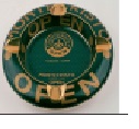 Ashtray - Montecristo Open Green/Gold 4 Cigars - AP0357