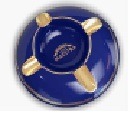 Ashtray - Partagas Linea Maestra Blue 4 Cigars - AP0354