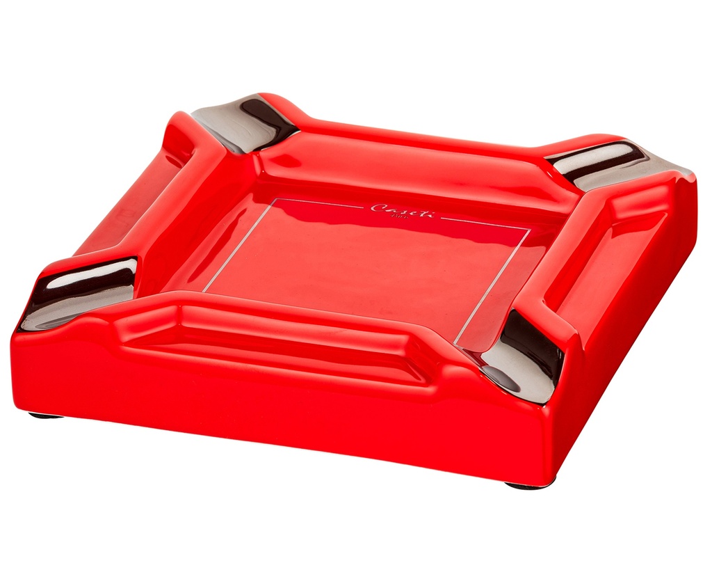 Cigar Ashtray - Caseti Paris Paris Red 4 Cigars - 424322