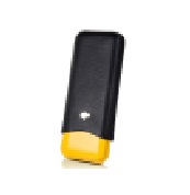 Cigar Case - Cohiba Adjustable Black/Yellow 3 Cigars - AP0227