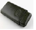 Cigar Case - Hoyo de Monterrey Adjustable Green 3 Cigars - AP0235