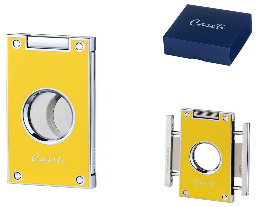 Cigar Cutter - Caseti Paris Yellow - CA5607