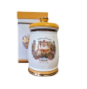 H. Upmann Jar Porcelain Empty - AP0501