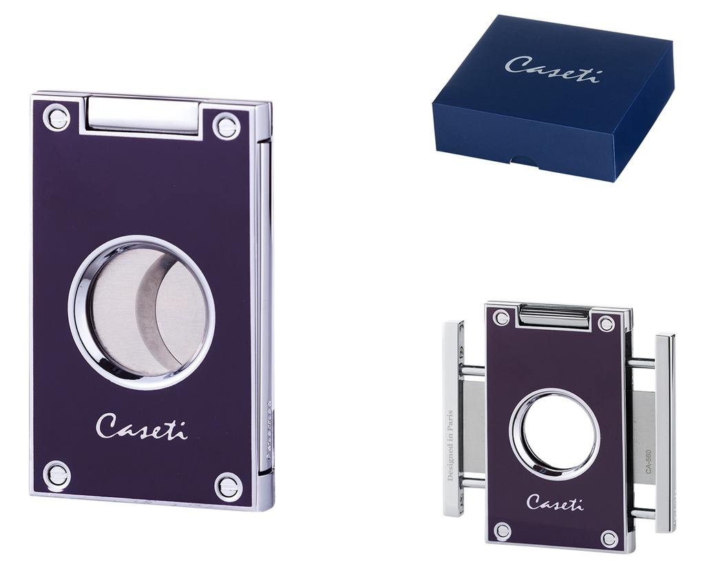 Cigar Cutter - Caseti Paris Purple - CA56011