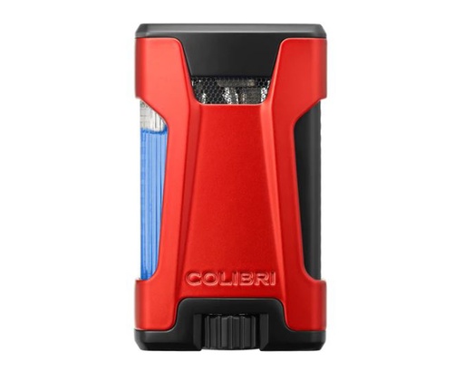 Lighter - Colibri Rebel Red Double Jet - LI650T17