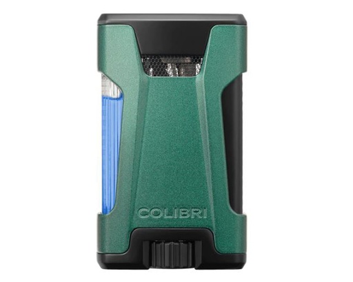 Lighter - Colibri Rebel Green Double Jet - LI650T16