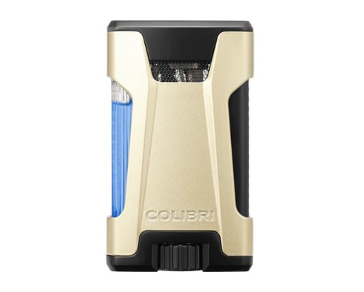 Lighter - Colibri Rebel Gold Double Jet - LI650T13
