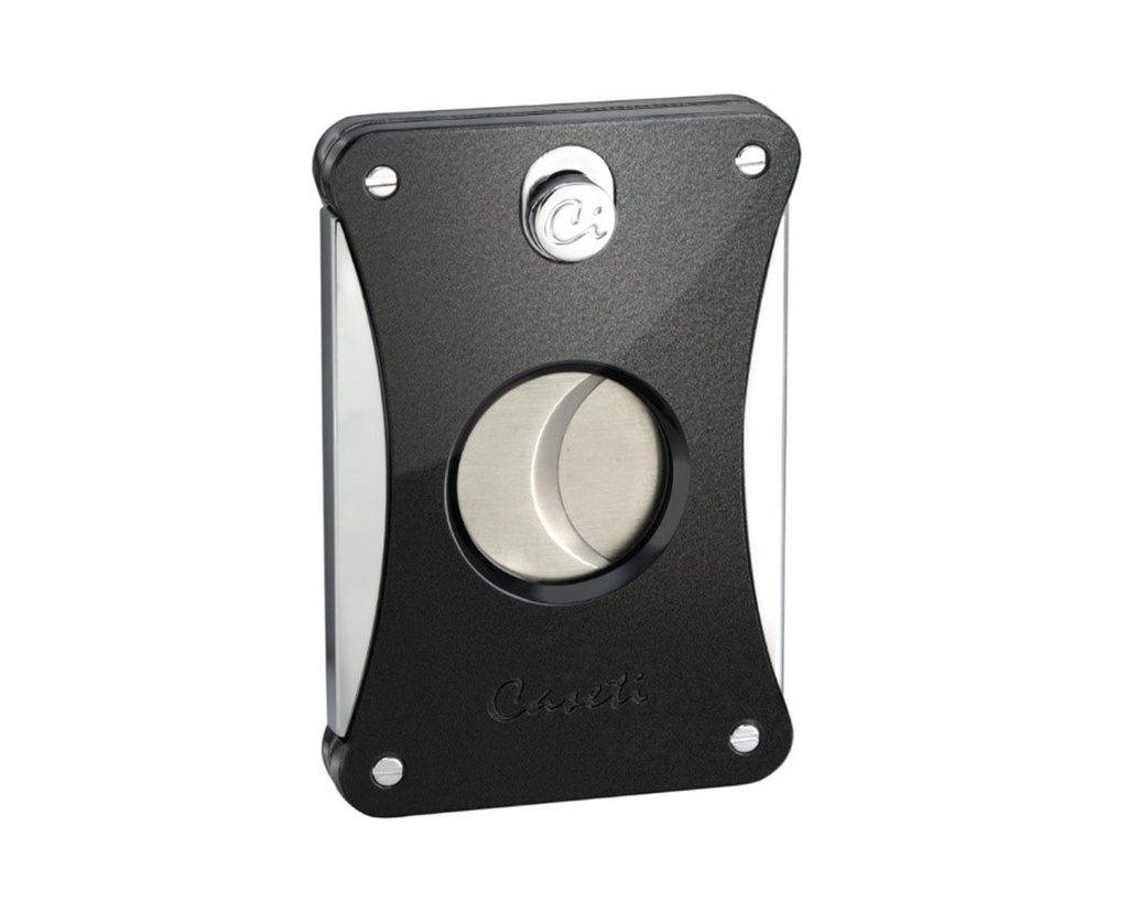Cigar Cutter - Caseti Chrome Shiny Dark Grey - CA1137