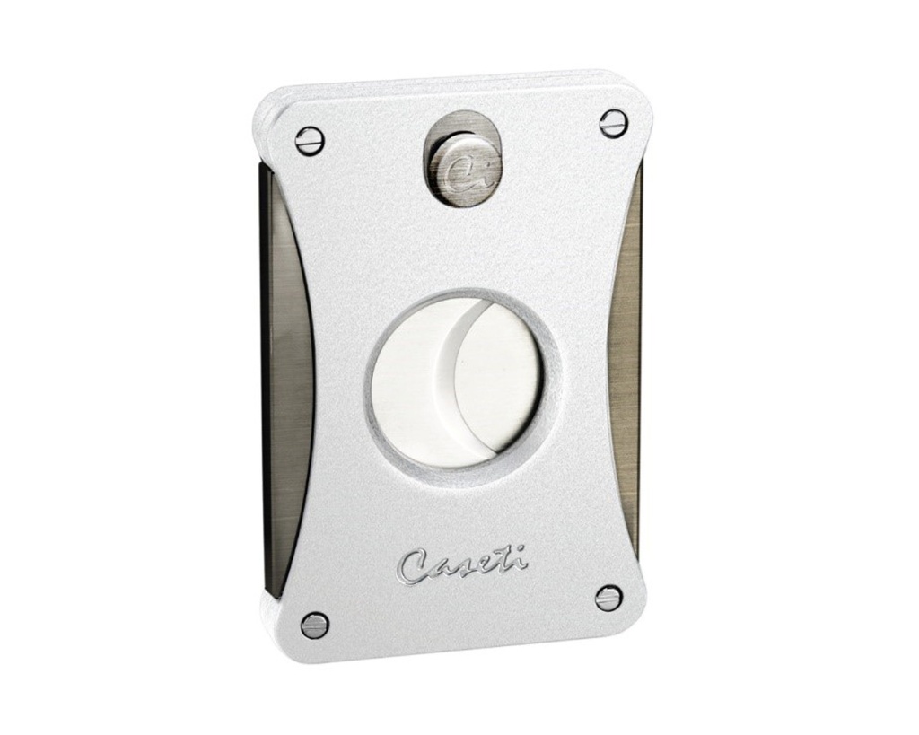 Cigar Cutter - Caseti Chrome Shiny Silver - CA1136