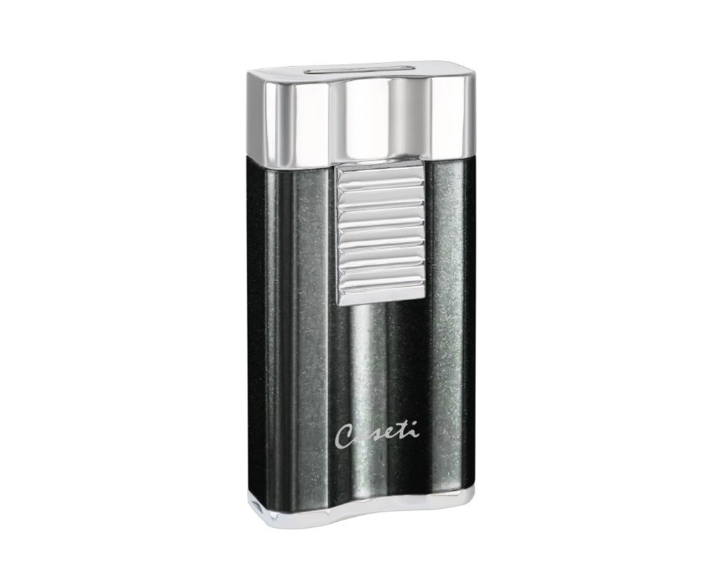 Lighter - Caseti Paris Wide Flat Chrome + Puncher - CA5587