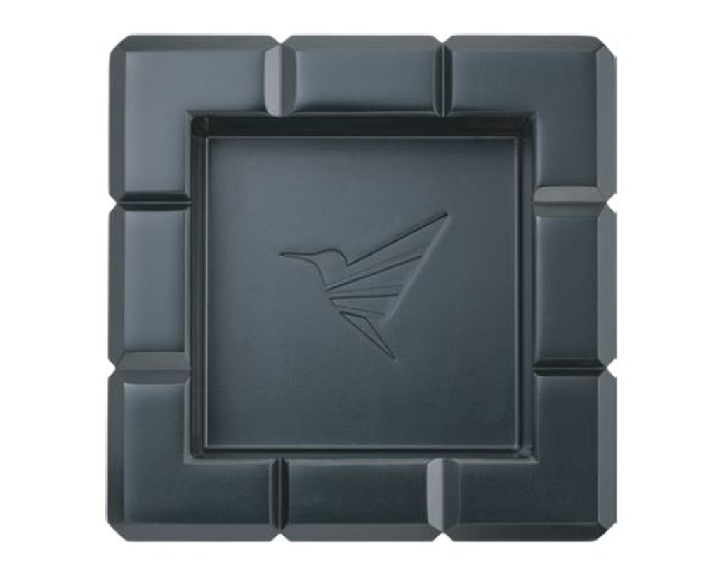 Ashtray - Colibri Heritage Cube Black - AT125T1