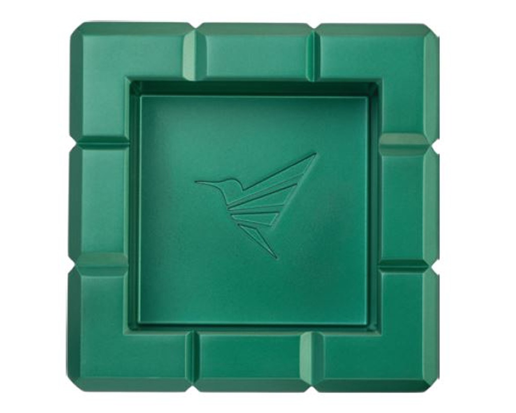 Ashtray - Colibri Heritage Cube Green - AT125T5