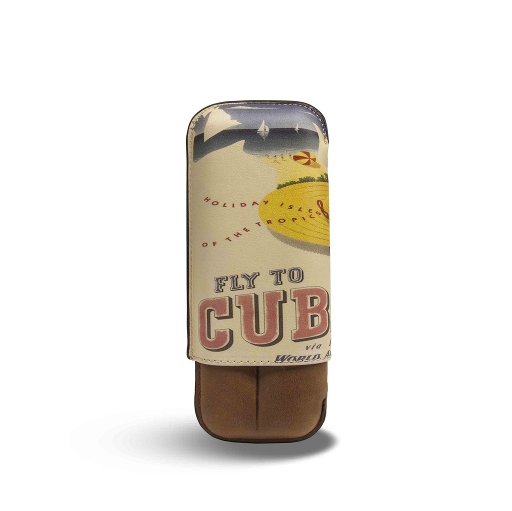 Cigar Case - Recife Fly to Cuba Whisky 2 Cigars - 8566603