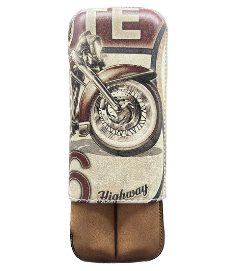 Cigar Case - Recife Route 66 Whiskey 2 Cigars - 8766603