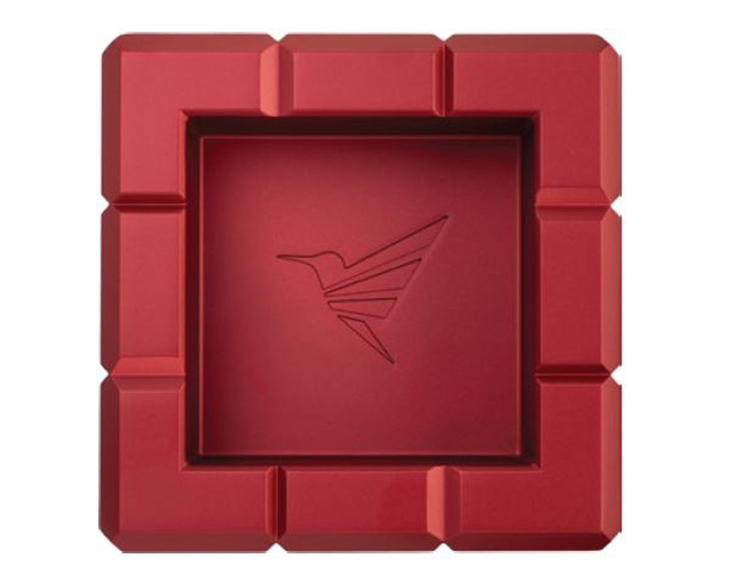 Ashtray - Colibri Heritage Cube Red - AT125T2