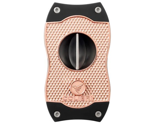 Cigar Cutter - Colibri V-Cut Daimond Rose Gold/Black - CU300T34