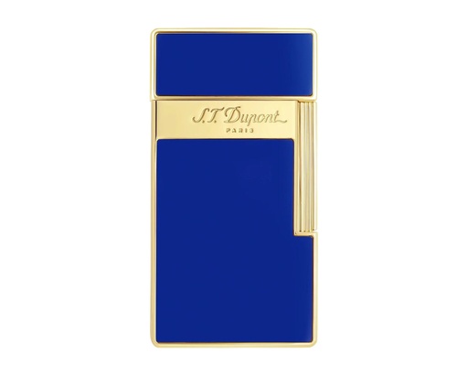 Lighter - S.T. Dupont Biggy Blue Lacquer/Gold - 025005