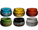 Ashtray - Ceramic Moroccan Design Different Colours - 49359