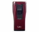 Lighter - Colibri Monaco Carbon Red 3 Jet Flame - LI880T12
