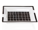 Ashtray - Ceramic Black/White 2 Cigars - SK3015A