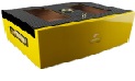 Humidor - Cohiba Yellow/Black Glass Top - AP0124