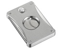 Cigar Cutter - Caseti Paris Chrome Plated Silver Carbon - CA1134