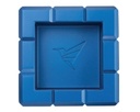 Ashtray - Colibri Heritage Cube Blue - AT125T4