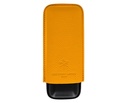 Cigar Case - Les Fines Lames Yellow Pebble Leather 2 Cigars - CA7008004
