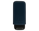 Cigar Case - Les Fines Lames Blue Pebble Leather 2 Cigars - CA7008003
