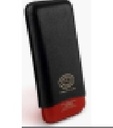 Cigar Case - Partagas Series Black/Red 3 Cigars - AP0233